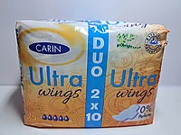 Absorbant Ultra Wings, Carin, duo pack, 20 BUC