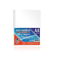 Folie protectie A4, Cristal, 80mic, 100 buc/set - OFFISHOP