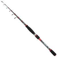 Lanseta spinning carbon telescopica Baracuda Winner 2.1 m A: 5-25 g, 6 tronsoane, pentru salau, biban, clean,