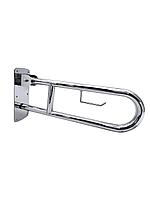 Bara de sprijin WC pliabila pentru seniori, Ridder, premium, crom, otel inoxidabil, sustine maxim 125 kg,