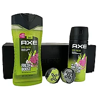 Set Axe Epic Fresh gel de dus 250ml + deodorant 150ml + capsule pentru adidasi
