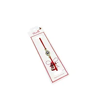 Bratara Martisor, Talisman Norocos, snur rosu elastic, model 2025