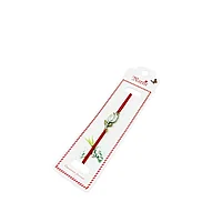 Bratara Martisor, Pure Flower, snur rosu elastic, model 2025