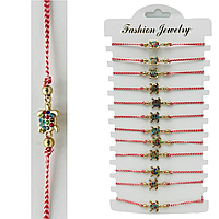 Set 12 Bratari Martisor Testoasa Norocoasa, snur reglabil