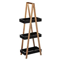 Biblioteca Nancy pakoworld din lemn de culoare Natural 30x18,5x82cm