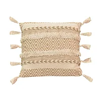 Perna Labrinth Inart tesatura bej-Crem 45x45x2.5cm