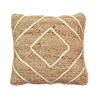 Perna Teddiens Inart Naturala 100% iuta 45x45x2.5cm