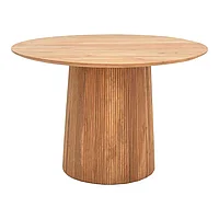 Masa Canicule pakoworld lemn masiv de salcam in nuanta Naturala D120x79cm