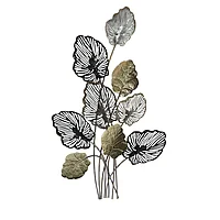 Decor de perete Irida Inart metal colorat 55,2x2,5x92,1cm