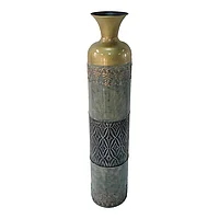 Vaza decorativa Ancian Inart metal colorata D15.9x77.5cm