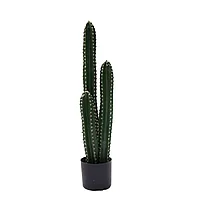 Planta decorativa Cactus III in ghiveci Inart verde pp H85cm