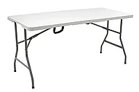 Masa de catering profesionala Rodeo pakoworld pliabila granit alb 183x76x74