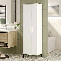 Dulap baie melaminat Dorphy pakoworld alb 50x36x165cm