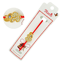 Bratara Martisor, Elefantel Norocos, snur rosu elastic, model 2025