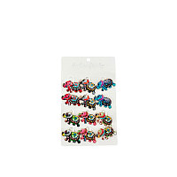 Set 12 Brose Martisor, Elefant multicolor, editie 2025