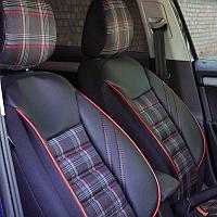 Huse scaune auto compatibile SKODA Octavia I 1996-2010 - Sport - Culoare: negru + rosu
