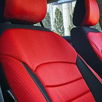 Huse scaune auto compatibile AUDI A3 (8L) 1996-2003 - Urban - Culoare: negru + rosu