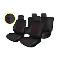Huse scaune auto compatibile SKODA Octavia I 1996-2010 - Trafic - Culoare: negru + rosu