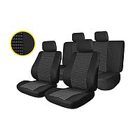 Huse scaune auto compatibile DACIA Sandero I 2008-2012 - Trafic - Culoare: negru 003