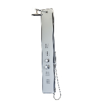 Panel dus cu hidromasaj Cristal White 3 functii sticla securizata