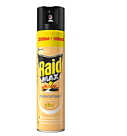 Spray Anti Insecte Raid Max 3 In 1, 400 Ml, Insecticid, Ideal Pentru Gandaci Si Furnici