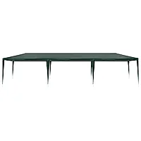 Cort de petrecere, verde, 3 x 9 m, PE