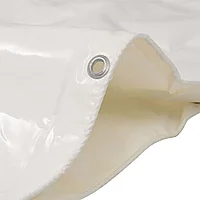 Prelată, alb, 5 x 6 m, 650 g/m²