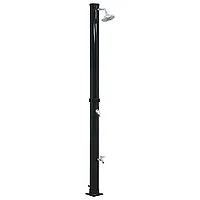 Duș solar, negru, 220 cm, 20 L