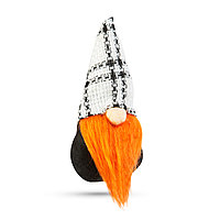 Spiridus scandinav de Halloween, 16 cm, portocaliu