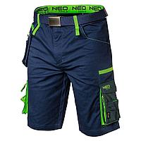 Pantaloni scurti de lucru, bleumarin/verde, marime XL/54, Neo
