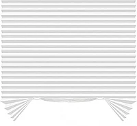 Draperie pentru Fereastra, cu Sistem de Prindere Autoadeziv Inclus, din PVC Textil, 60 x 150 cm Alb 150 cm, 60