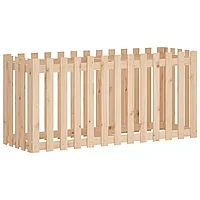 Pat înălțat grădină design gard 150x50x70 cm lemn impregnat pin