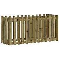 Pat înălțat grădină design gard 150x50x70 cm lemn impregnat pin