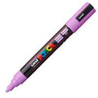 Carioca Marker UNI Posca PC-5M, varf rotund, 1.8-2.5mm pentru orice tip de suprafata LAVENDER MOV LEVANTICA