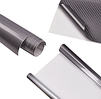 Folie colantare auto Carbon 5D Lacuit Argintiu (3,0m x 1,52m)