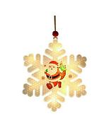 Decoratiune luminoasa fulg de zapada alb cald de Craciun