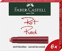 CARTUSE CERNEALA MICI ROSII 6 BUC CUTIE FABER-CASTELL