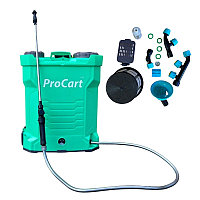 Pompa de stropit electrica premium, acumulator lithium-ion, capacitate 20 litri, autonomie 4 ore, bretele