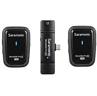 Saramonic Blink500 Prox-Q6 2.4GHz Sistem Wireless cu Lavaliera Dubla USB-C