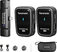 Saramonic Blink500 Prox-Q4 2.4GHz Sistem Wireless cu Lavaliera Dubla IOS Lightning