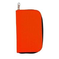 Geanta/Husa protectie carduri portocalie pentru 16 buc SD, SDHC, Micro SD, Mini SD si 4 buc. CF Card