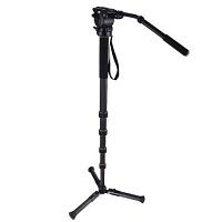 E-IMAGE MA40 ( MA-40 ) Aluminium Monopod + EI-02H Fluid Head