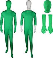 Costum Film Chromakey Verde Full Body Suit - Corp, Masca, Manusi CSS180S model L