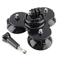Triple Suction Cup 4.5CM Cu Sistem Ventuza Compatibil Gopro