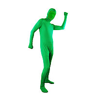 Costum Film Chromakey Verde Full Body Suit L