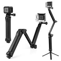 Monopied Selfie 3-Way Mount Tripod Arm Monopod for GoPro SJCAM SJ7000 Xiaomi Yi 2 H9 H9r C30 C30r Camera