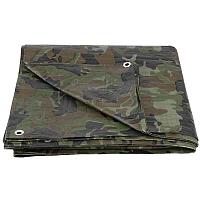 Prelata impermeabila cu inele, 2.9x3.9 m, PE, 80 g/mp, camuflaj, 12 mp
