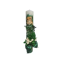 Lumanare Botez cu Plante Stabilizate Naturale - BAB119