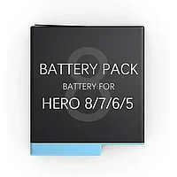 Baterie reincarcabila compatibil cu GoPro Hero 8 Hero 7 Hero 6 Hero 5, 1220 mAh, AHDBT-801, 4.4 V 3.85 V