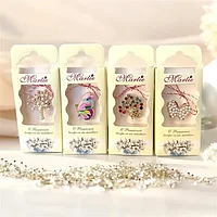 Set 24 de martisoare tip brosa cu modele colorate pentru 1 si 8 martie